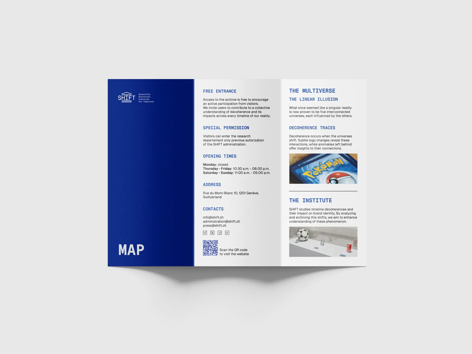 SHIFT's brochure exterior