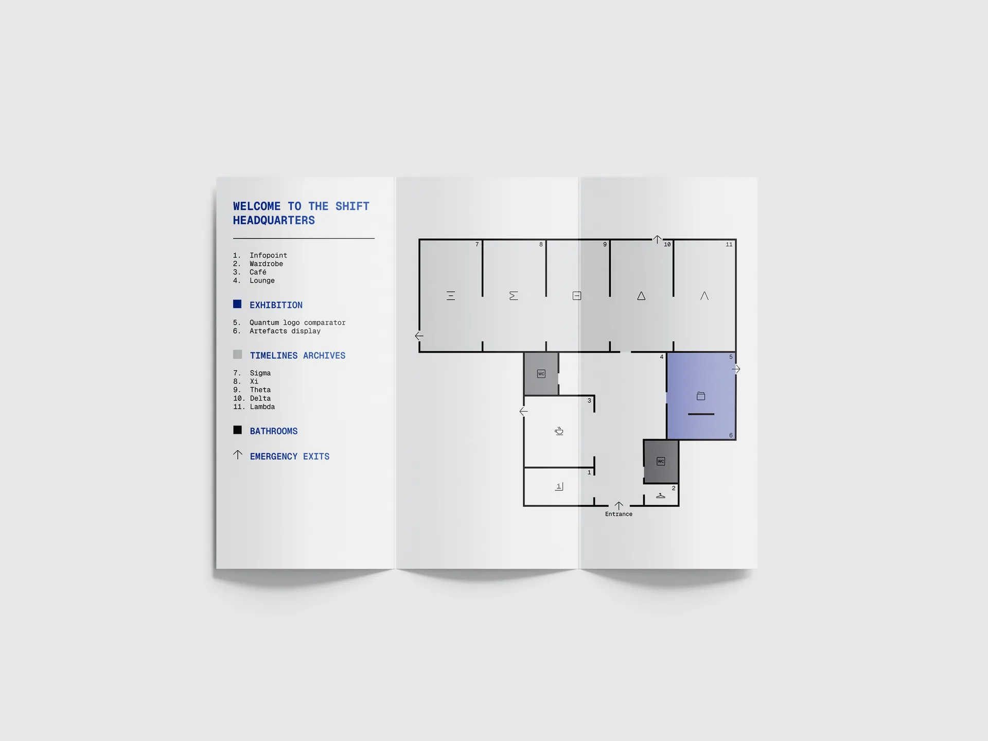 SHIFT's brochure interior