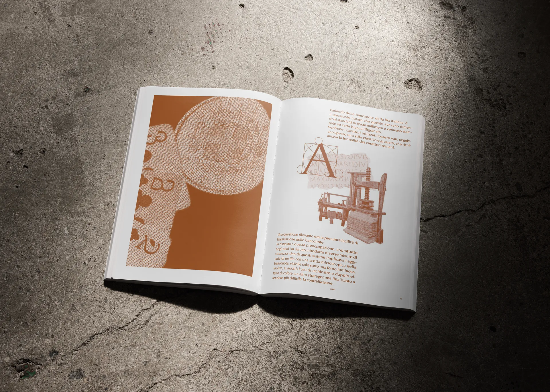 Pages of the booklet