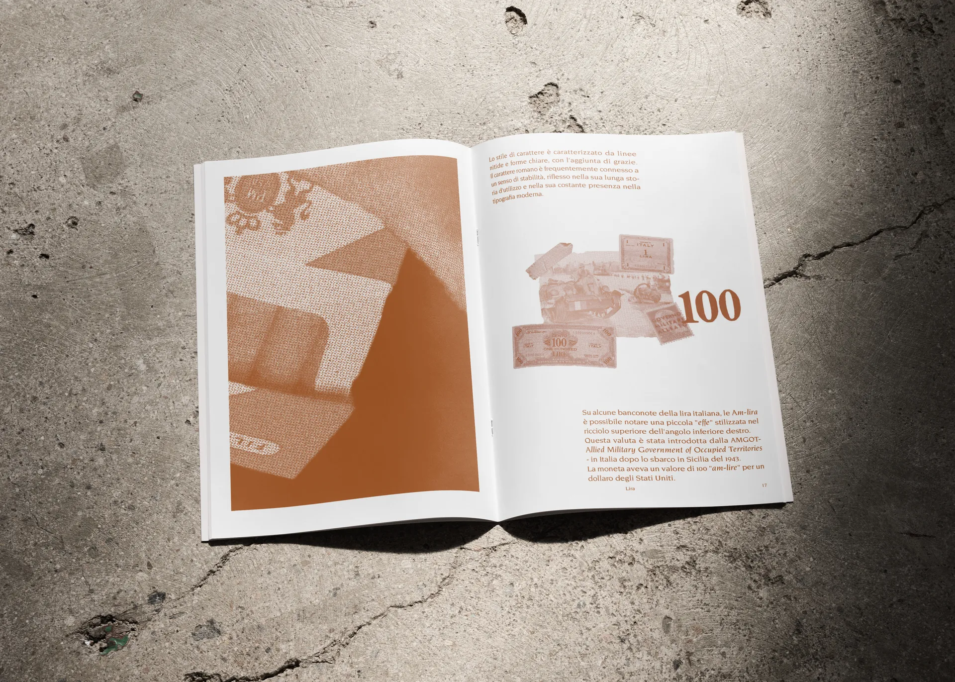 Pages of the booklet