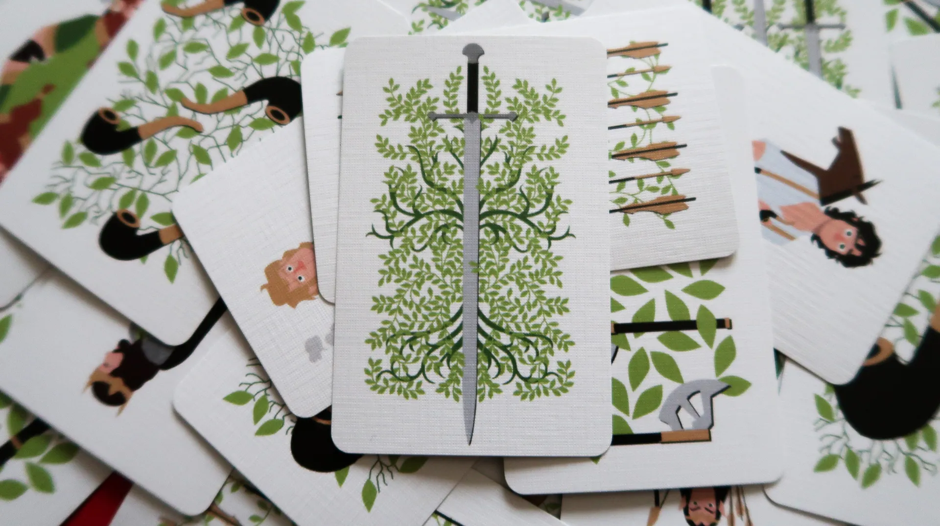 Card deck photography