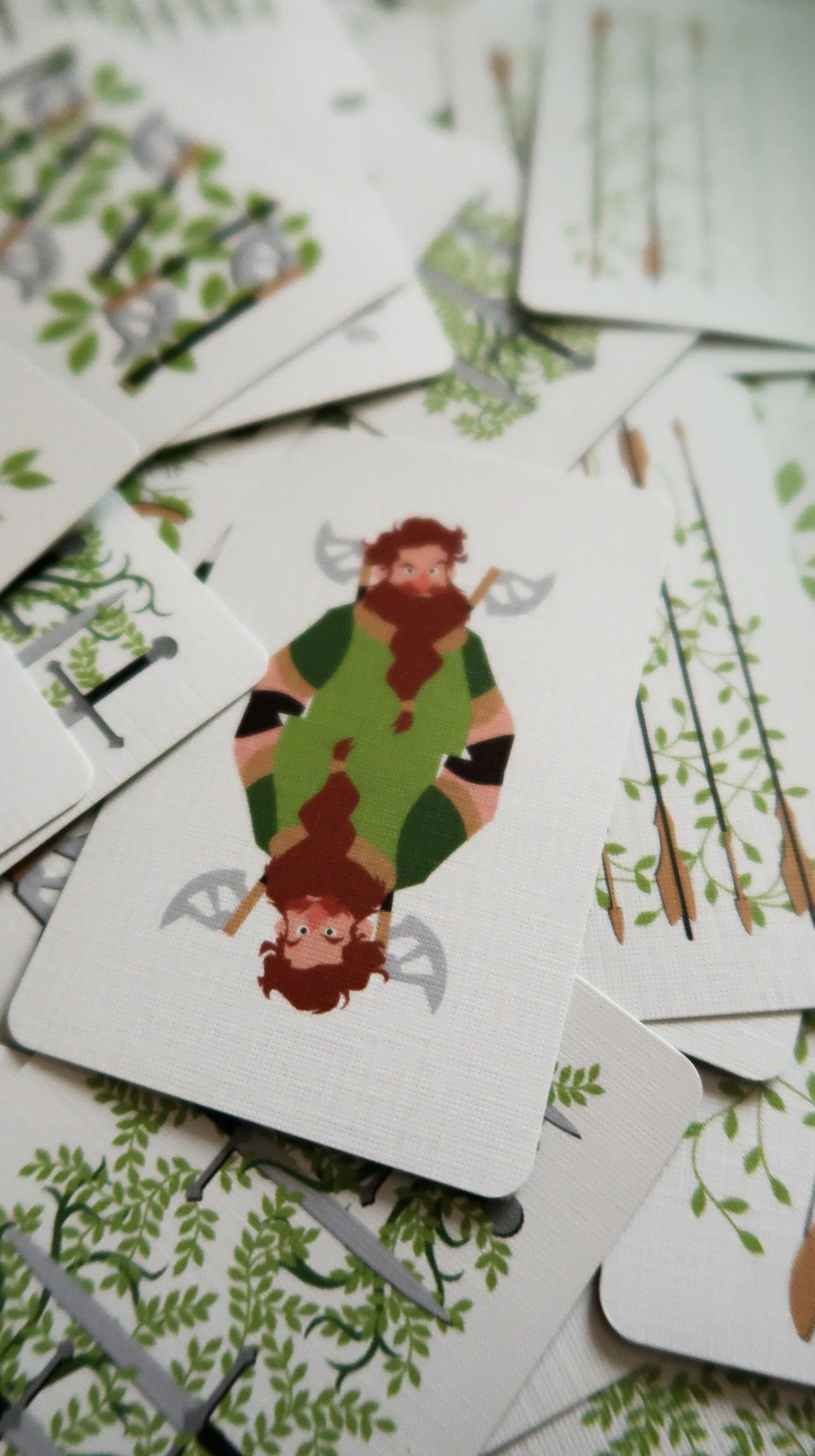 Card deck photography