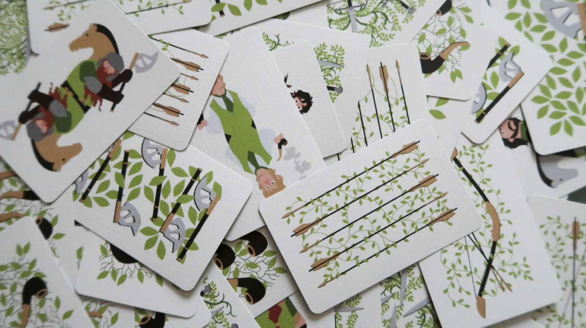 Card deck photography