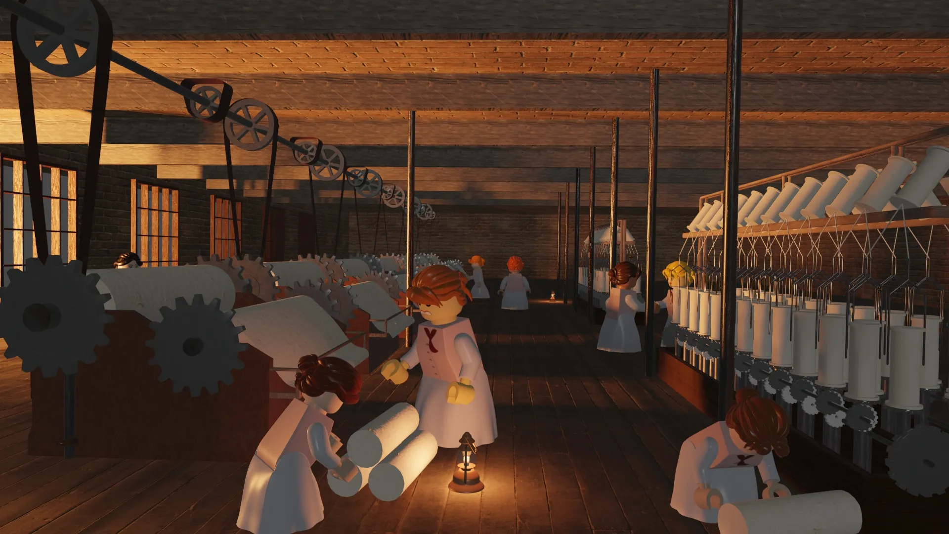Scene after the painting