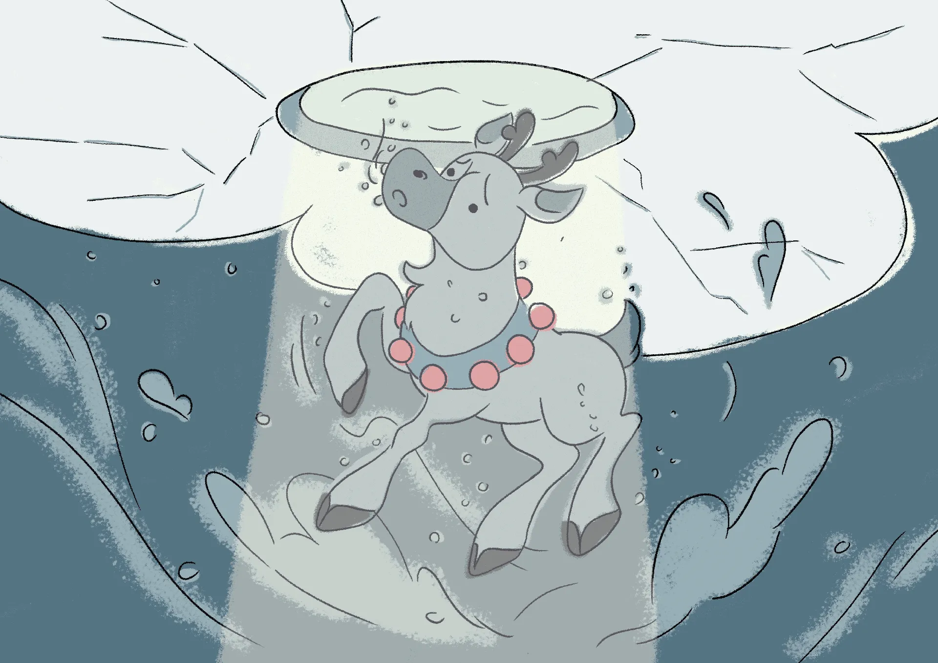 Illustrated panel picture